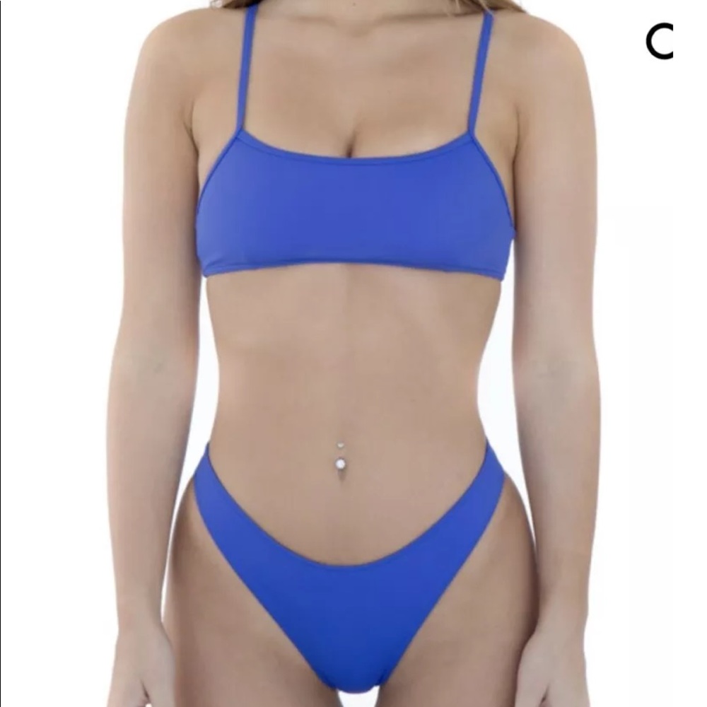 Disruptive Youth Sav Montano neon blue bikini S